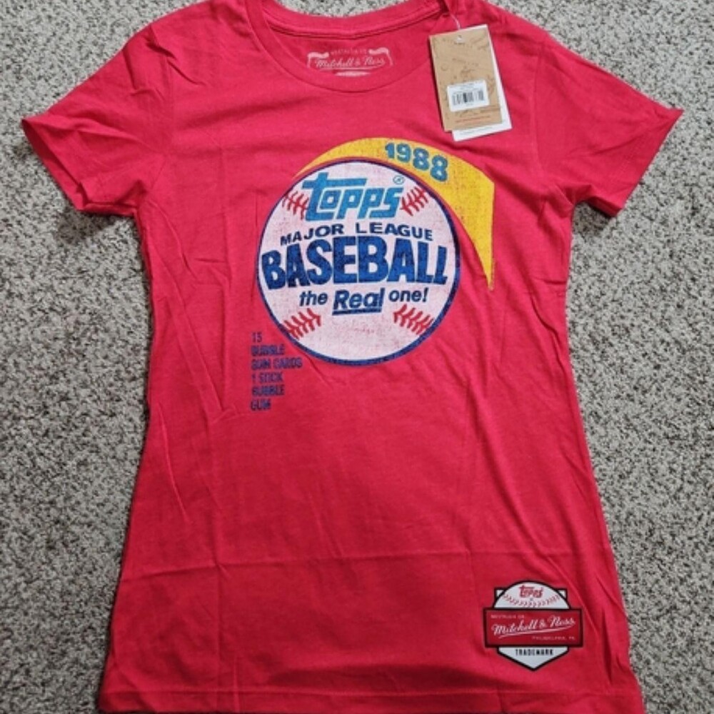 Mitchell & Ness Women's Red T-shirt